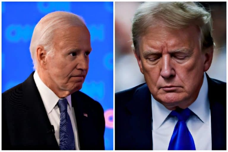 Donald Trump and Joe Biden.