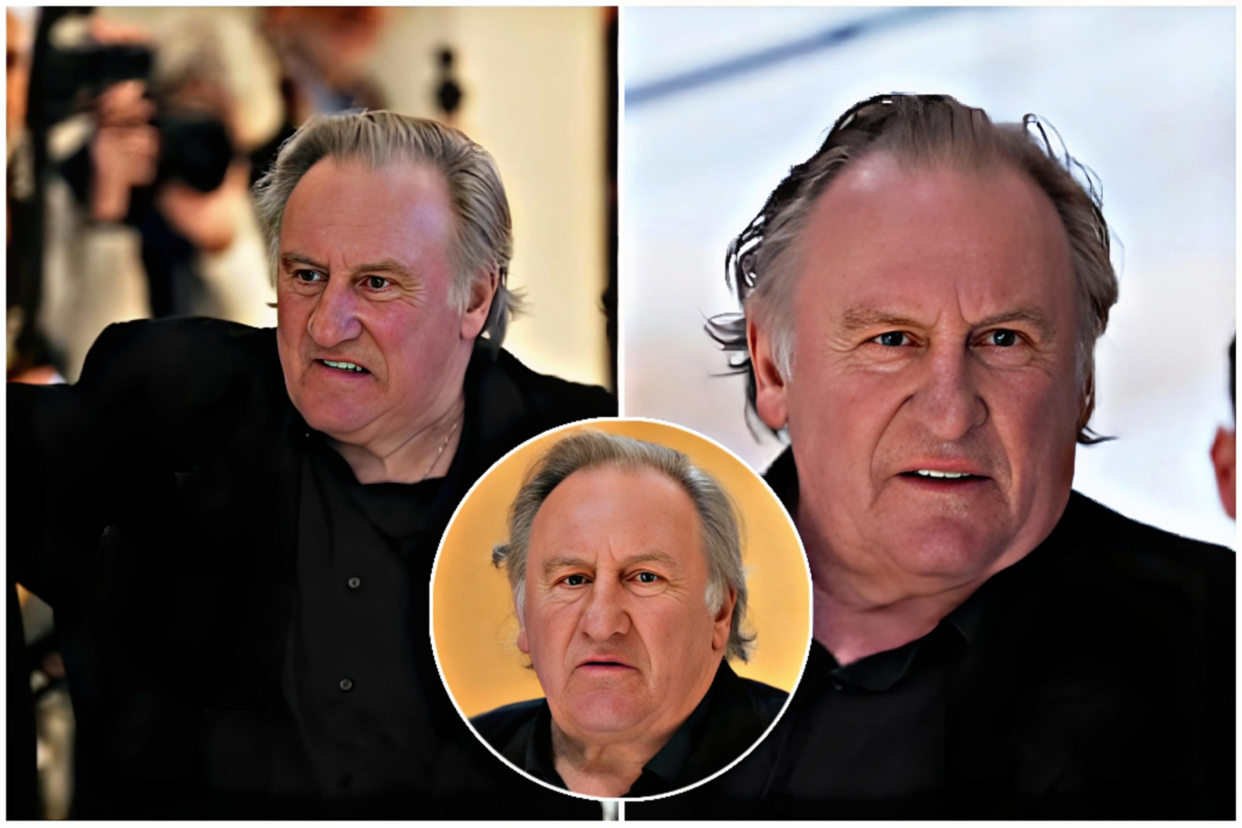 Gérard Depardieu enters Paris courtroom