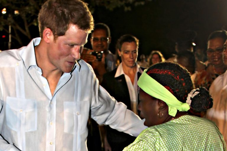 Prince Harry dancing