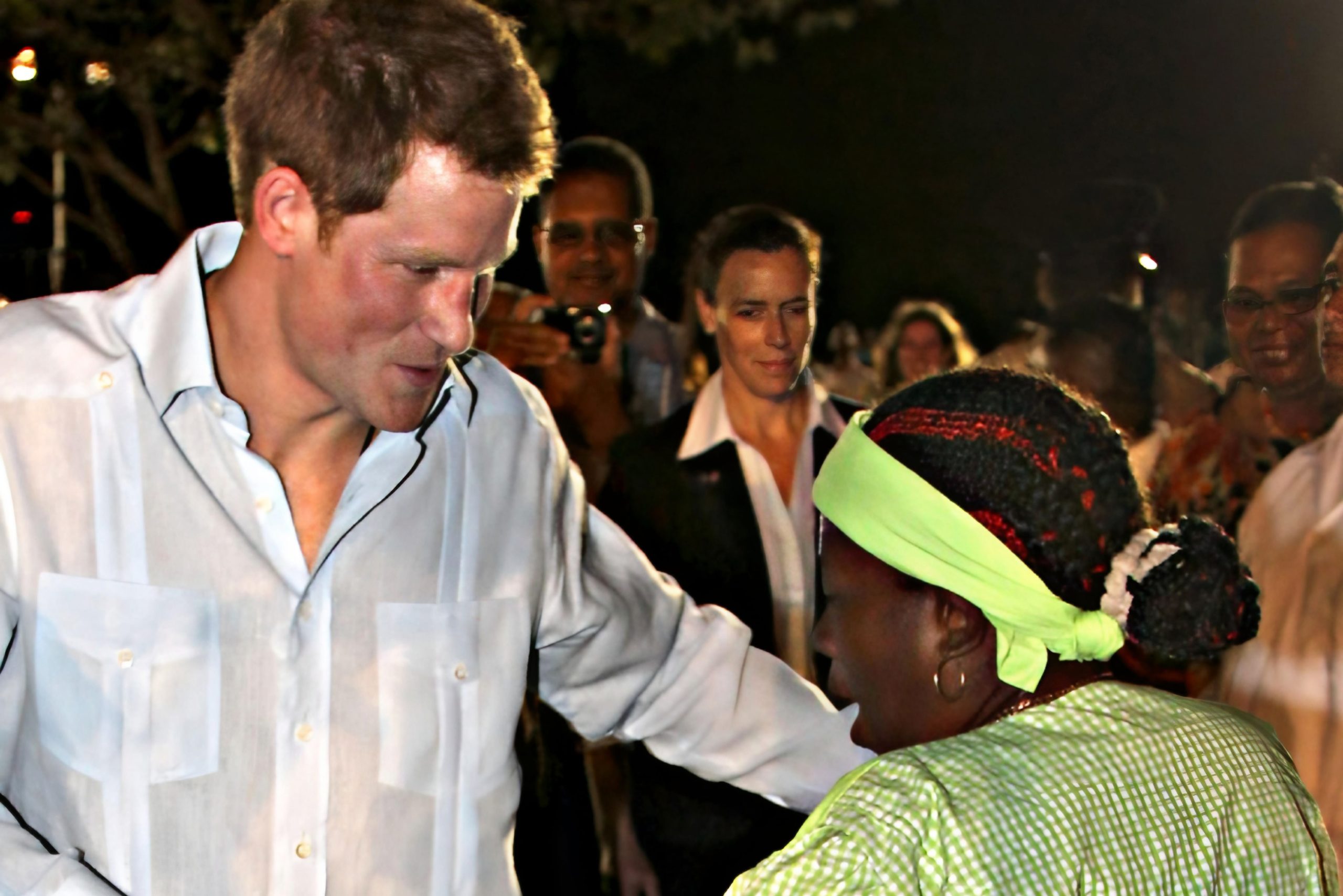 Prince Harry dancing